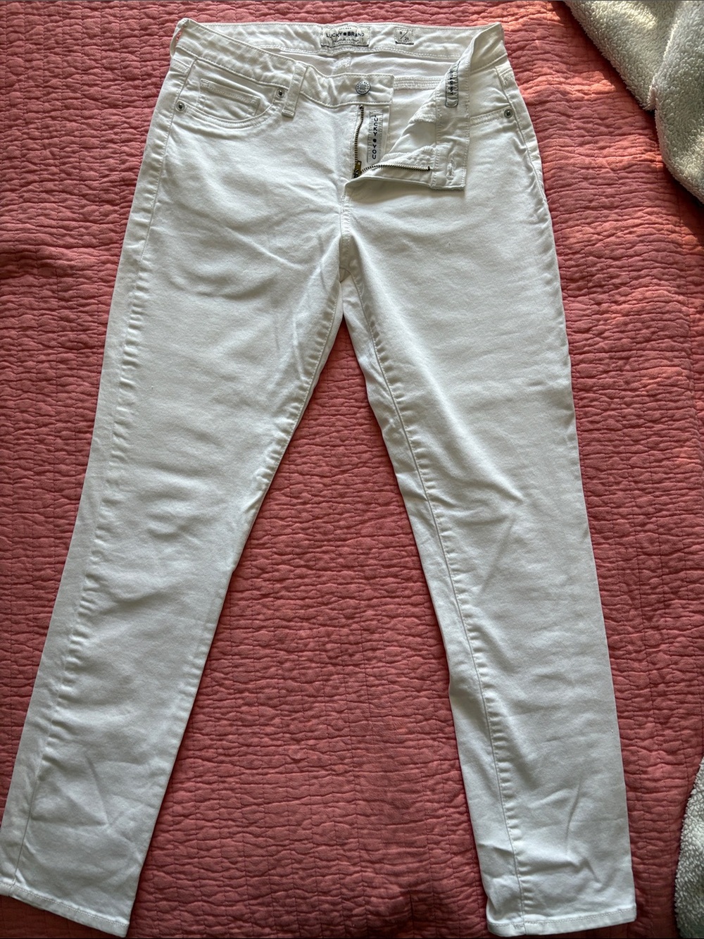 Lucky Brand White Skinny Jeans